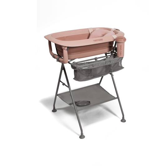 Twistshake Luxury Bath Kit, Vonelė Kūdikiui Su Stovu Ir Priedais Vonelės