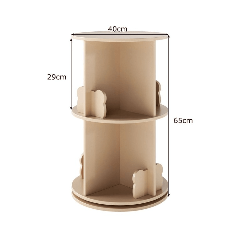 Vaikiška Besisukanti Žaislų Ar Knygų Lentyna Su 8 Skyriais MDF 65 × 40 cm Žaislų Dėžės Ir Lentynos