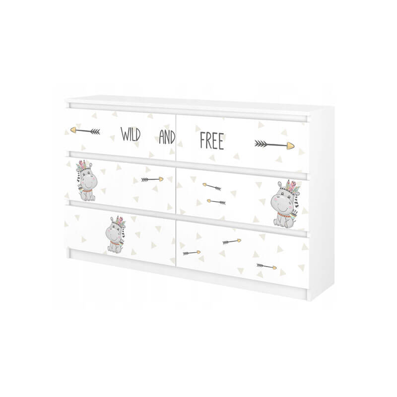 Vaikiška Komoda R120 "Hipopotamas" Dressers