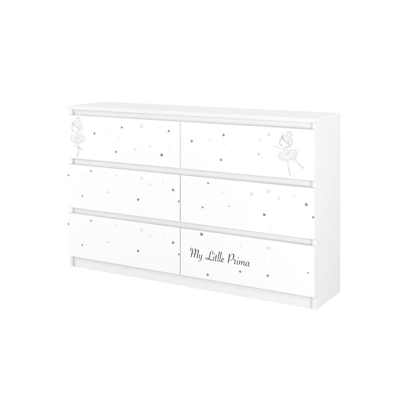 Vaikiška Komoda R140 "Balerina" Dressers