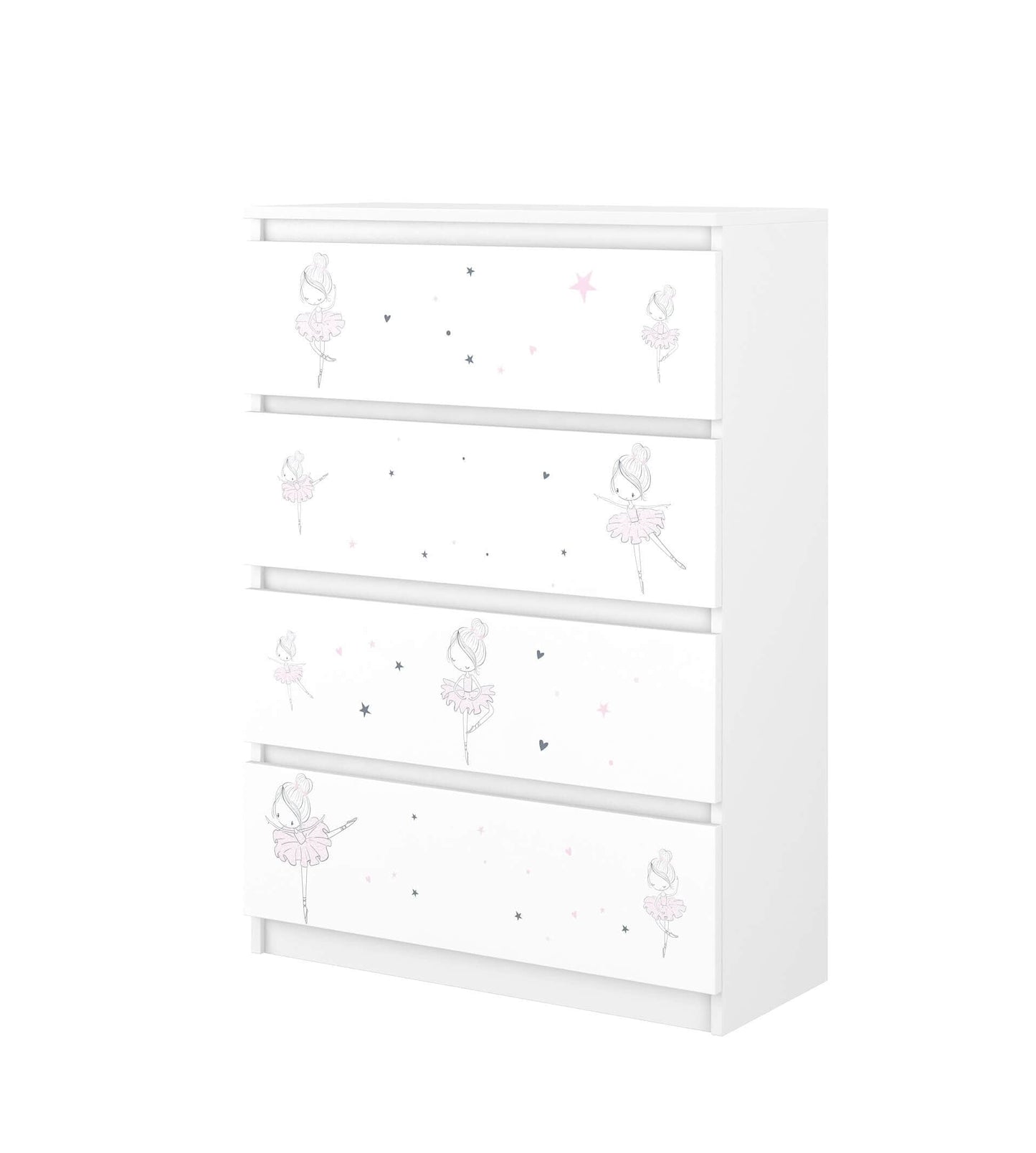Vaikiška Komoda R4 "Balerina" Dressers