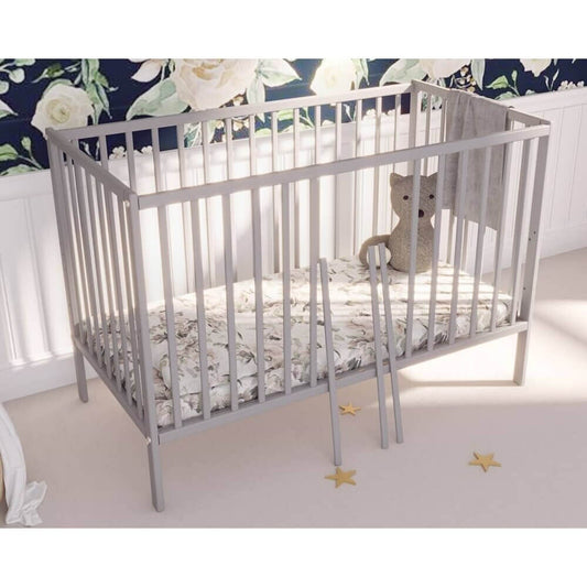 Vaikiška Kūdikio Lovytė Bobas MAGDA Pilka 120 x 60 cm Kūdikio Lovytė