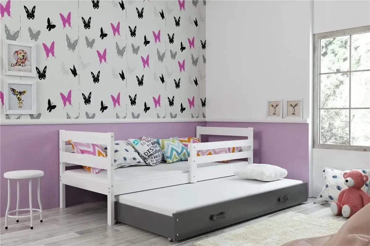 Vaikiška Lova "Erik" Be/Su Stalčiumi/Papildoma Miego Vieta 80 X 190 cm Cribs & Toddler Beds