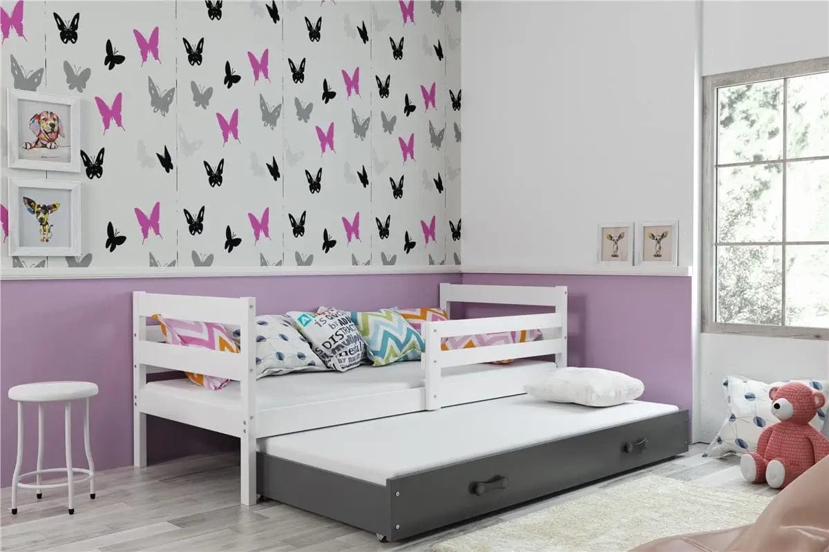 Vaikiška Lova "Erik" Be/Su Stalčiumi/Papildoma Miego Vieta 90 X 200 cm Cribs & Toddler Beds