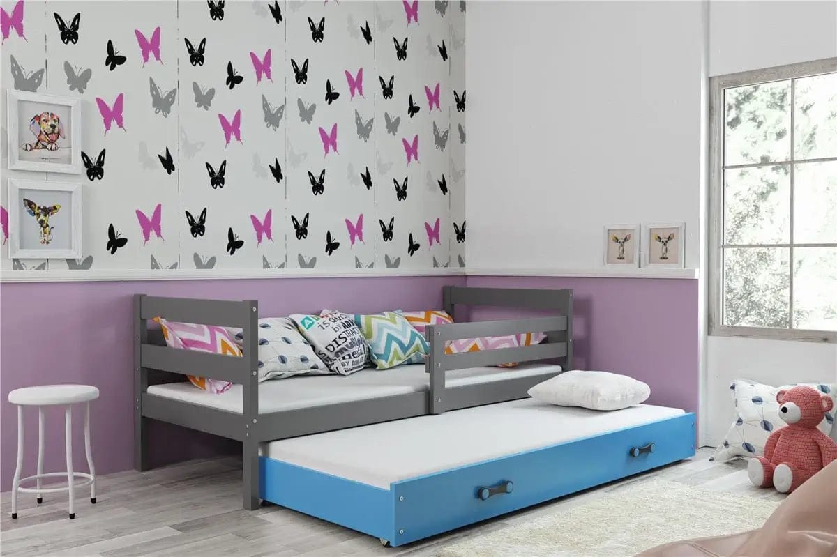 Vaikiška Lova "Erik" Be/Su Stalčiumi/Papildoma Miego Vieta 90 X 200 cm Cribs & Toddler Beds