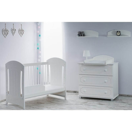 Vaikiška Lovytė "Gucio" Balta Cribs & Toddler Beds