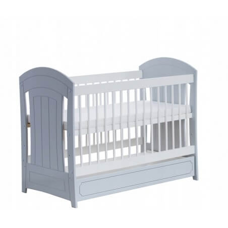 Vaikiška Lovytė "Gucio" Su Stalčiumi Pilka Cribs & Toddler Beds