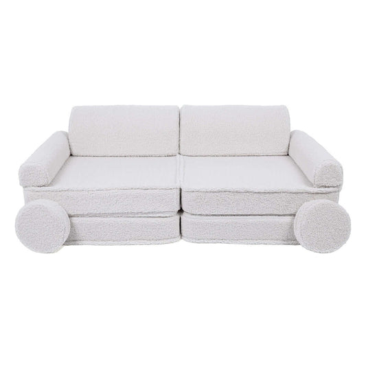Vaikiška Minkšta Modulinė Sofa-Lova Teddy Bear, 4 Spalvos Modulinės sofos White