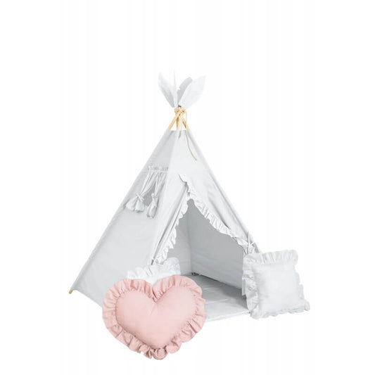 Vaikiška Tipi Palapinė Balta Palapinės Vaikams