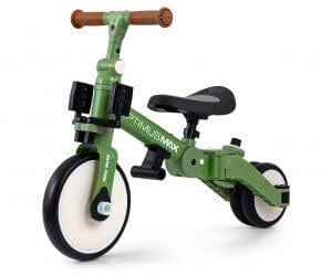 Vaikiškas 5 in 1 Triratis Dviratis Milly Mally Optimus Max Su Pedalais Ir Rankena, 4 Spalvos Triratukai