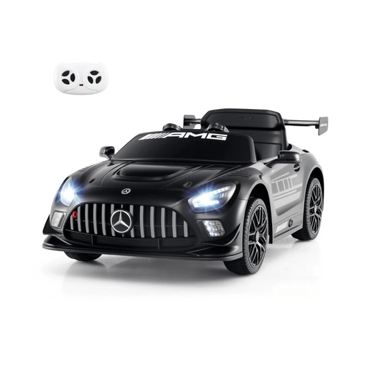 Vaikiškas Automobilis Licencijuotas Mercedes-AMG GT3 Su Pulteliu, Juodas Elektriniai Automobiliai