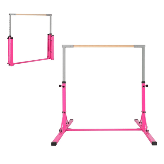 Vaikiškas Gimnastikos Baleto Skersinis Stovas Sulankstomas 13 Aukščio Lygių Gimnastikos Baleto Įranga