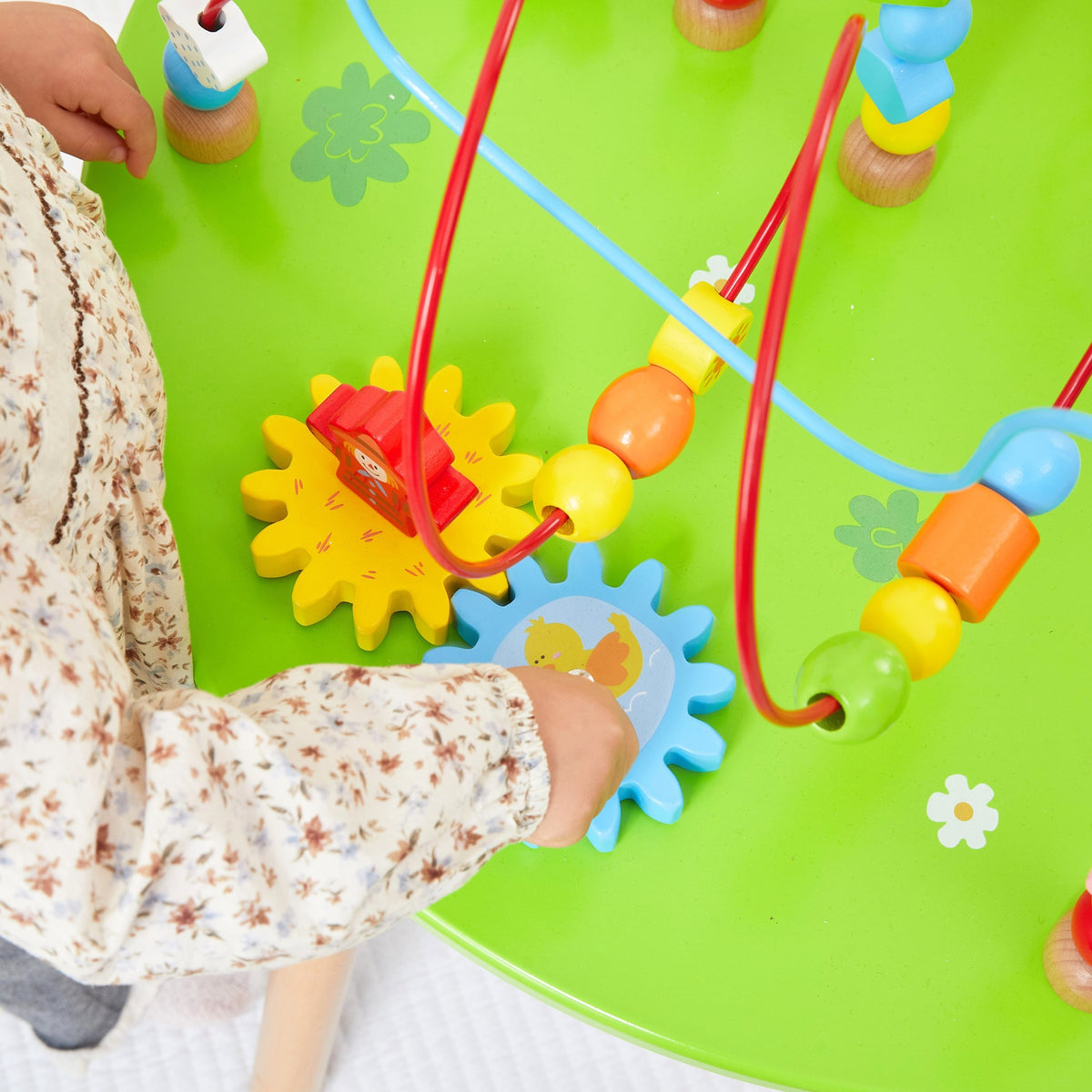 Viga didelis medinis sensorinis Montessori veiklos stalas – 5