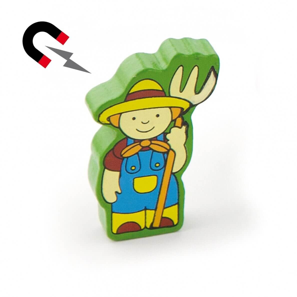 Viga Žaislas Vaikams Medinis Labirintas Ūkis 12M+ 59664 Žaislai Magnetiniai