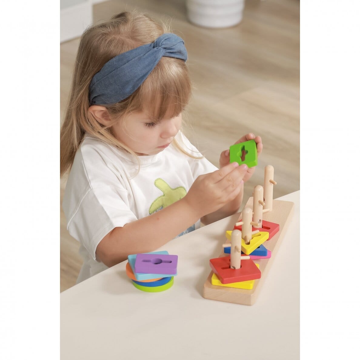 Viga Žaislas Vaikams Medinis Rūšiuoklis Labirintas 18m+ Žaislai Kūdikiams Rūšiuokliai