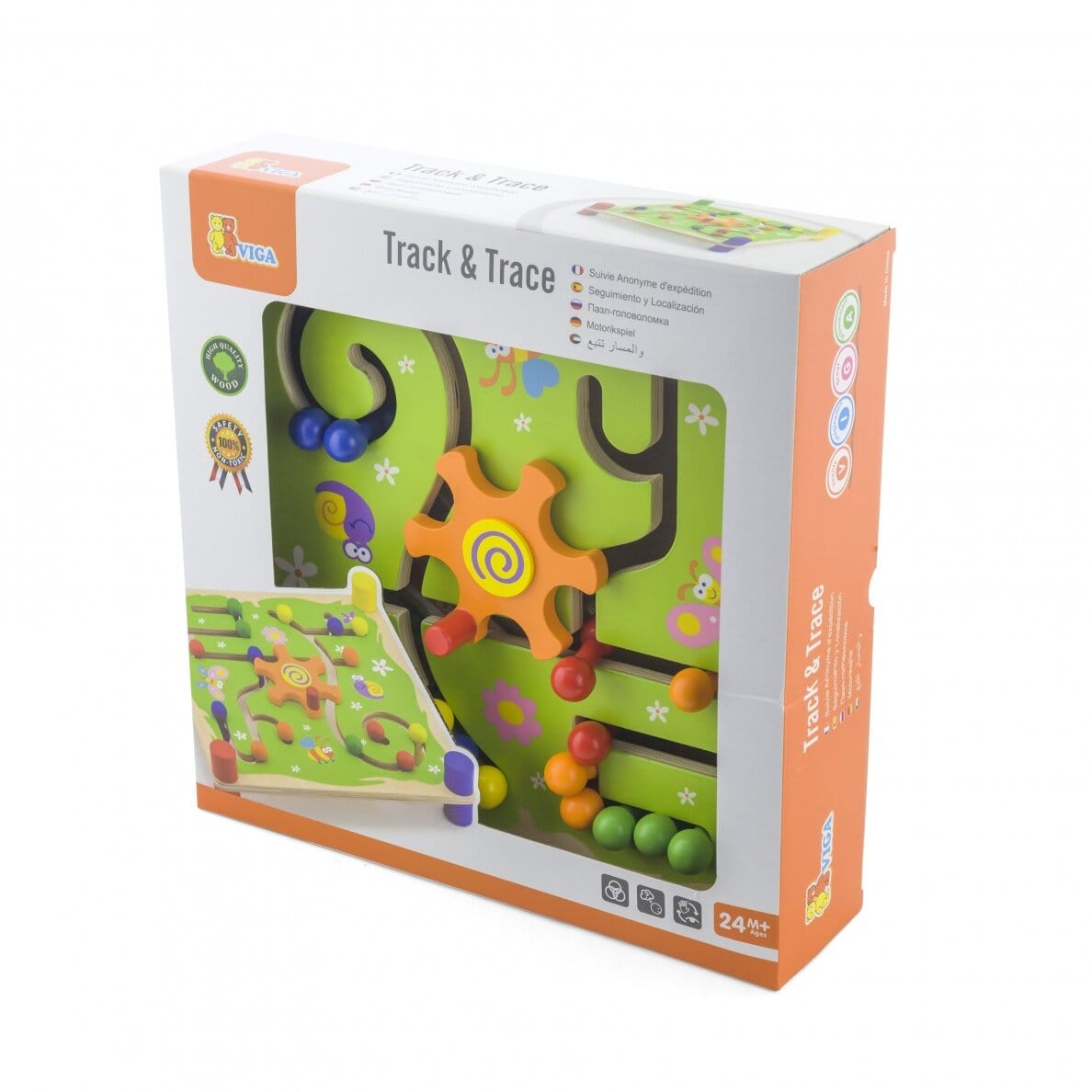 Viga Žaislas Vaikams Medinis Žaidimai Sekti Susekti 24M+ 50175 Stalo Žaidimai