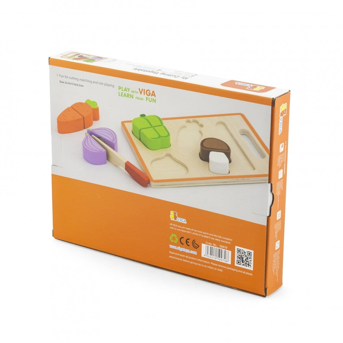 Viga Žaislas Vaikams Medinis Žaislas Daržovės 18M+ 50979 Žaislinis Maistas