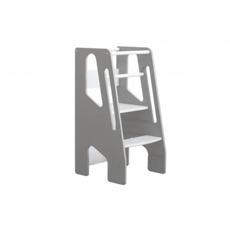 Virtuvės Pagalbininkas Montessori Bokštelis Baby Raj Ratform Pilkas Montessori bokštelis