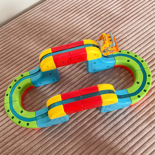 Woopie magnetinė traukinio trasa 58465 – surinktas rinkinys