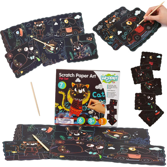 Woopie Art&Fun Nutrinamų Paveikslėlių Kūrybinis Rinkinys, 7 Dalys Kūrybiniai rinkiniai