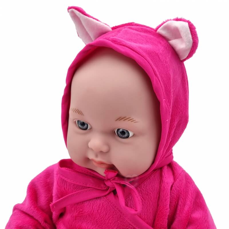 WOOPIE Lėlė Kūdikis Apsirengęs Meškiuku 46 cm Lėlės Lėlių Rūbai Ir Priedai