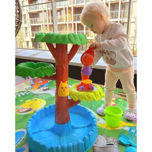 Woopie Medžio Formos Vandens Ir Smėlio Staliukas Vaikams Žaislai Kūdikiams