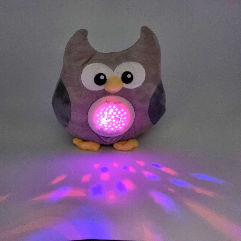 WOOPIE Przytulanka Usypiacz Projektor 2w1 Sówka - 10 Kołysanek Žaislai kūdikiams