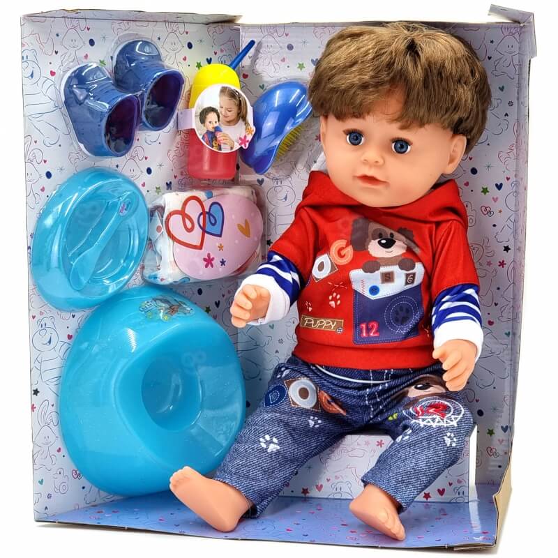 WOOPIE ROYAL Interaktyvi Lėlė Franio Meškiukas 43 cm Su Priedais Lėlės Lėlių Rūbai Ir Priedai
