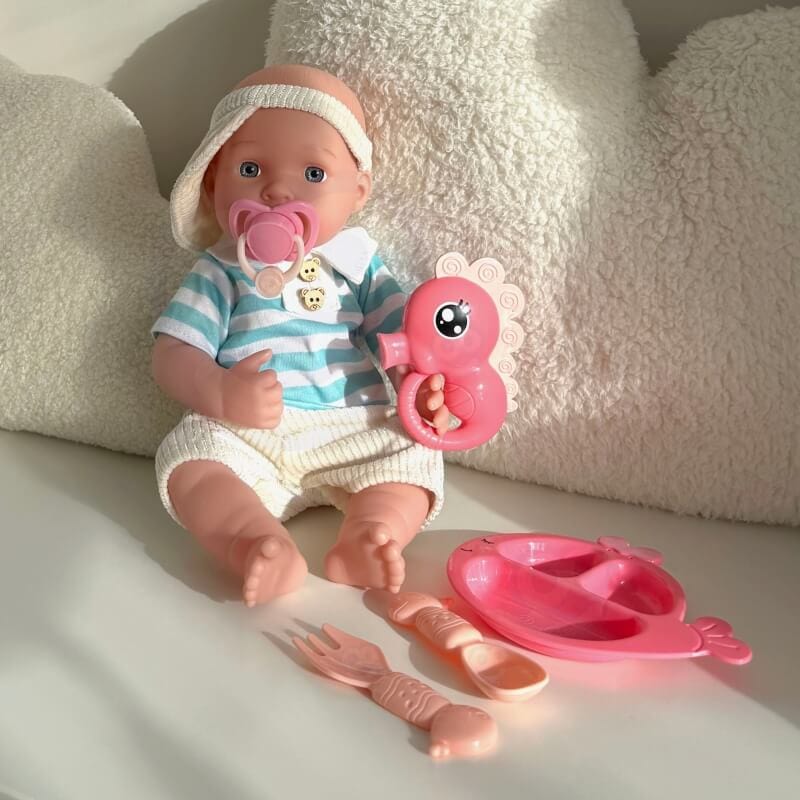 Woopie Royal Lėlė Kūdikis Su Barškučiu Jūrų Arkliukas 30 cm Lėlės Lėlių Rūbai Ir Priedai