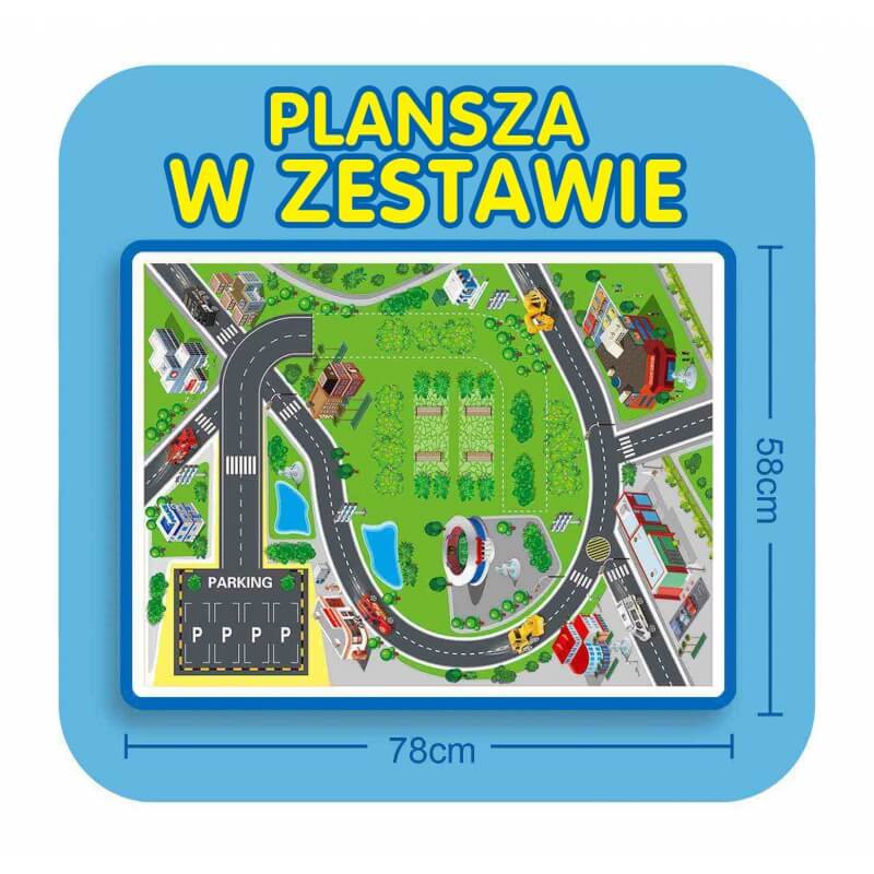 WOOPIE Tor Spirala Garaż dla Samochodzików 3 szt. Žaislai Vaikams Ir Kūdikiams