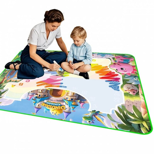 Woopie Vandens Piešimo Kilimėlis Su Dinozaurais Ir Priedais 60 × 80 cm Veiklos Kilimėliai