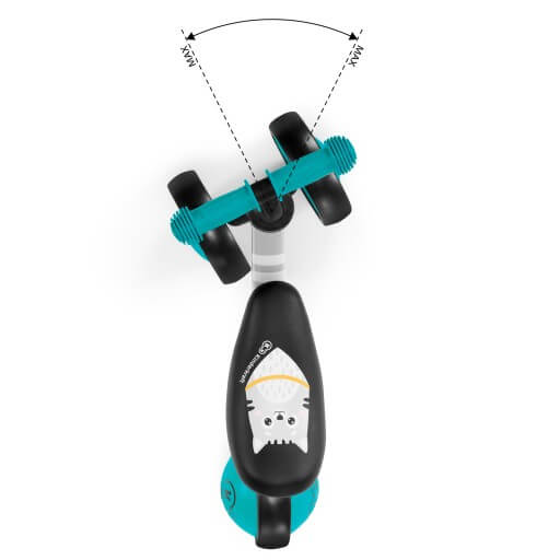 Balansinis dviratukas "Kinderkraft Cutie 6" Mėlynas Push & Pedal Riding Vehicles