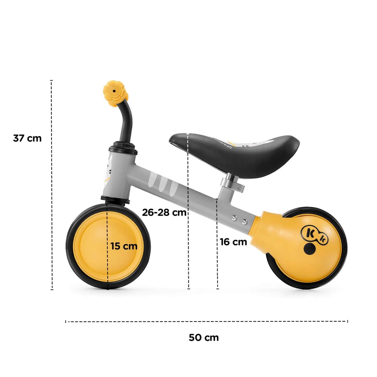 Balansinis dviratukas "Kinderkraft Cutie 6" Mėlynas Push & Pedal Riding Vehicles