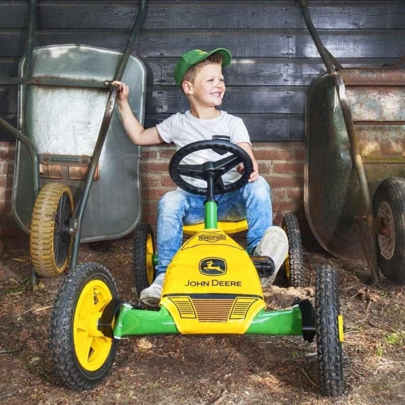 BERG Minamas Kartingas Buddy John Deere 3-8 metų iki 50 kg Judėjimo Priemonės
