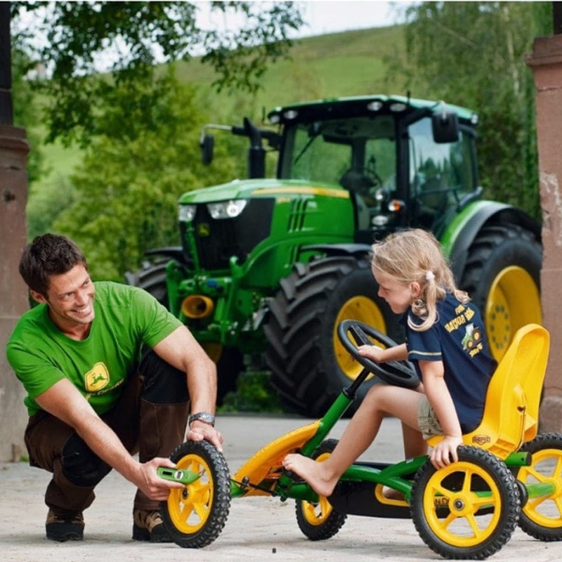 BERG Minamas Kartingas Buddy John Deere 3-8 metų iki 50 kg Judėjimo Priemonės