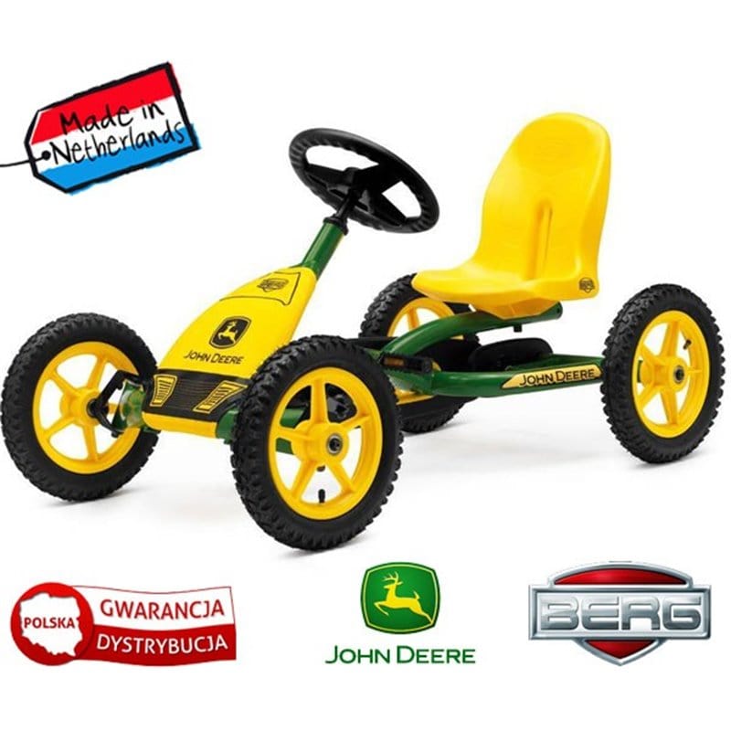 BERG Minamas Kartingas Buddy John Deere 3-8 metų iki 50 kg Judėjimo Priemonės