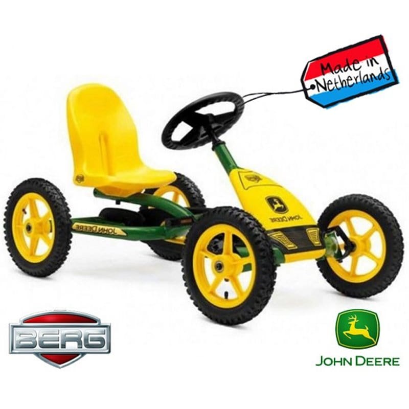 BERG Minamas Kartingas Buddy John Deere 3-8 metų iki 50 kg Judėjimo Priemonės