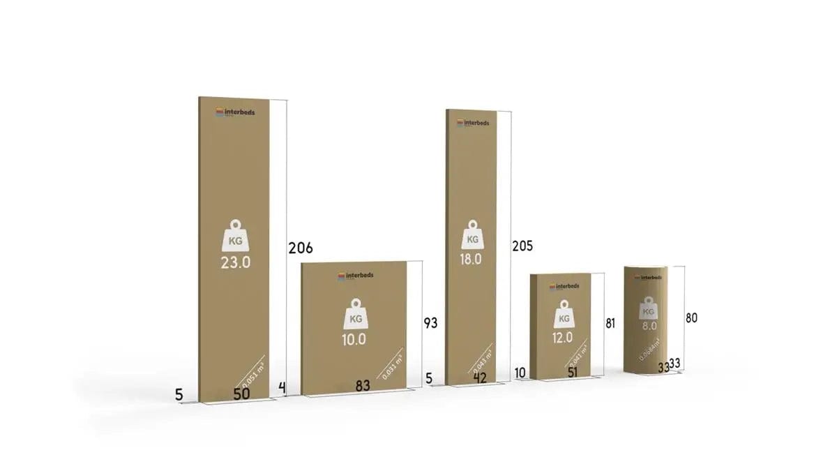 Hermes Lova Stalčius + Papildoma Lova 80 x 200 cm Beds & Bed Frames