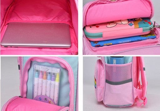 Mokyklinis komlektas "Vienaragis" Kuprinė 41cm, Penalas, Tašė Backpacks