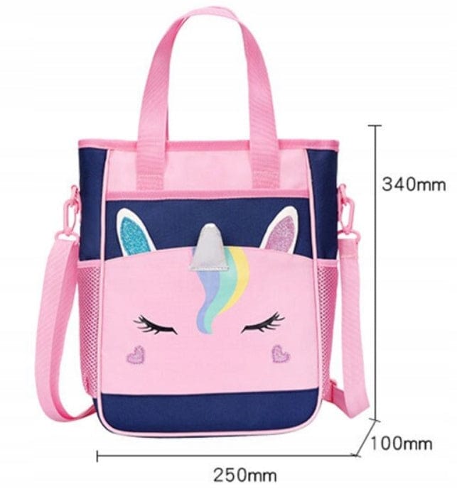 Mokyklinis komlektas "Vienaragis" Kuprinė 41cm, Penalas, Tašė Backpacks