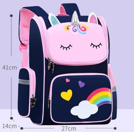 Mokyklinis komlektas "Vienaragis" Kuprinė 41cm, Penalas, Tašė Backpacks