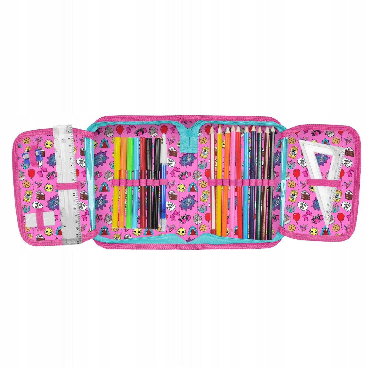 Mokyklinis Rinkinys L.O.L. Kuprinė 38cm, Penalas su Visais priedais ir Sportinis maišas Backpacks