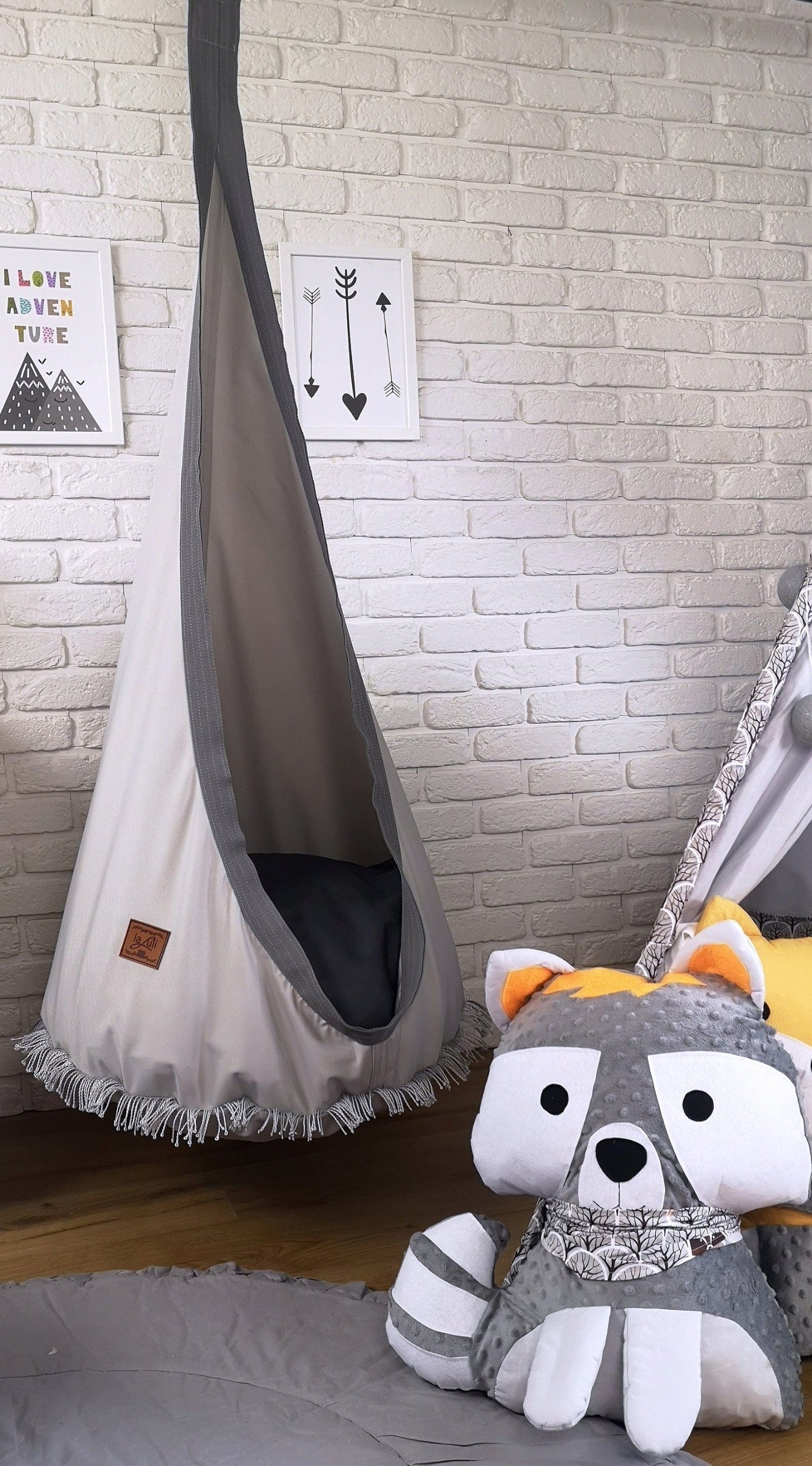 Supynė "Kokonas" Tinka Tiek Lauke Tiek Namie, Boho Stiliaus Su Kutais Play Swings