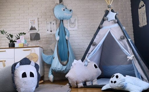 Supynė Tinka Lauke ir Namie, "Dinozauras" 65 x 165 x 65 cm Play Swings