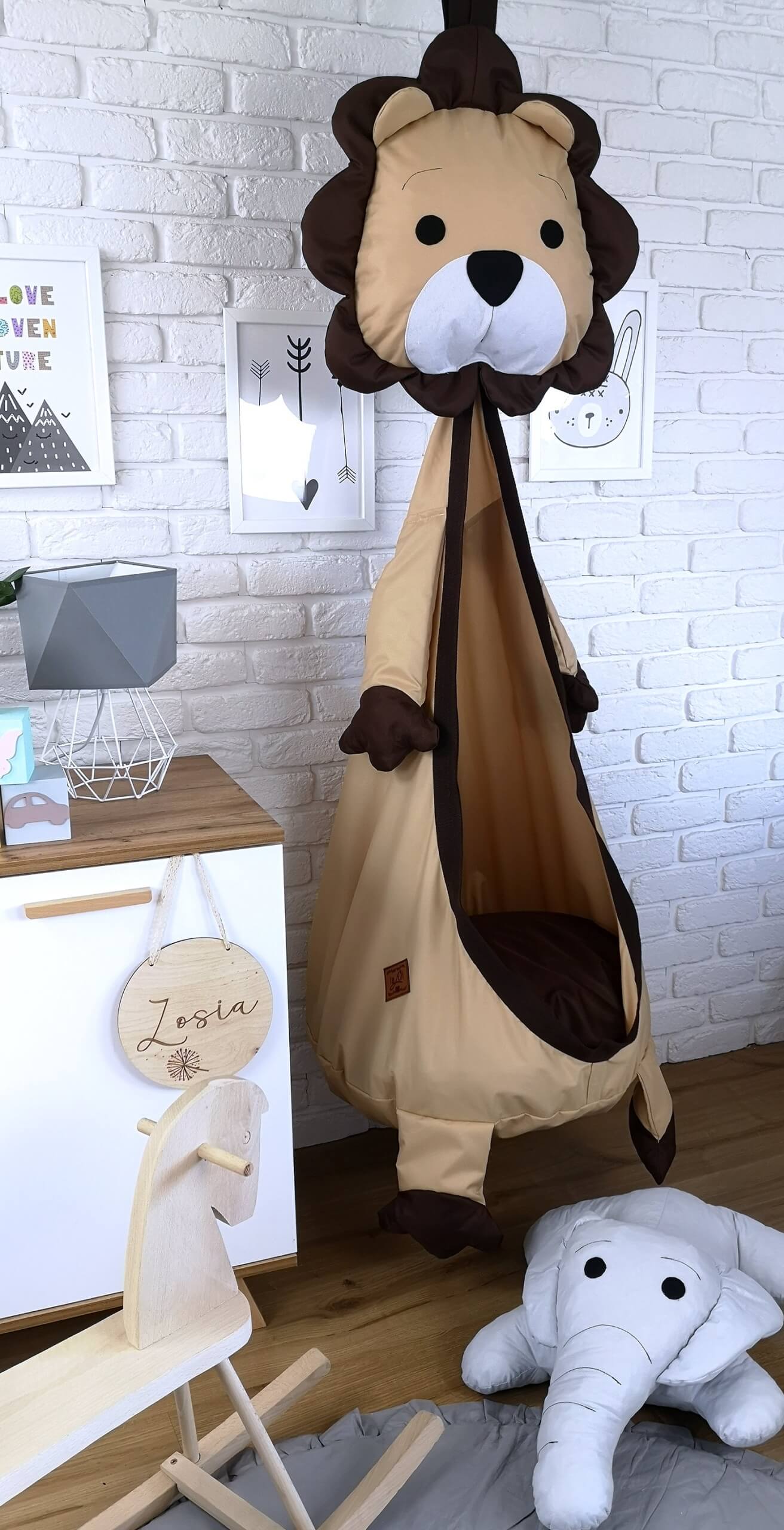 Supynė Tinka Lauke ir Namie, "Liūtas" 65 x 165 x 65 cm Play Swings