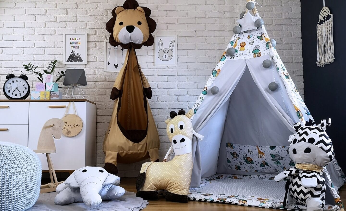 Supynė Tinka Lauke ir Namie, "Liūtas" 65 x 165 x 65 cm Play Swings