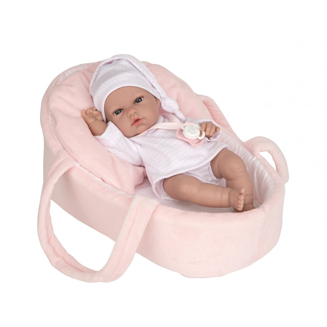Tikroviška Lėlė Arias kūdikėlis nešyklėje, mergaitė, 33 cm Dolls