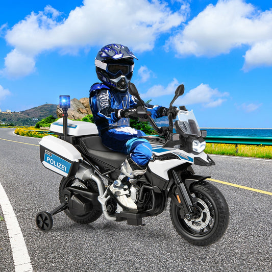 Elektrinis Policijos Motociklas Vaikams, 12 V – važiavimas