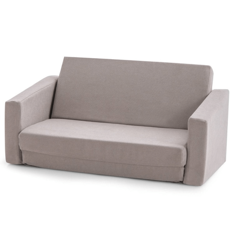 2 Viename Vaikiška Sofa-Lova – Transformuojama Minkšta Sofa Vaikams Modulinės sofos