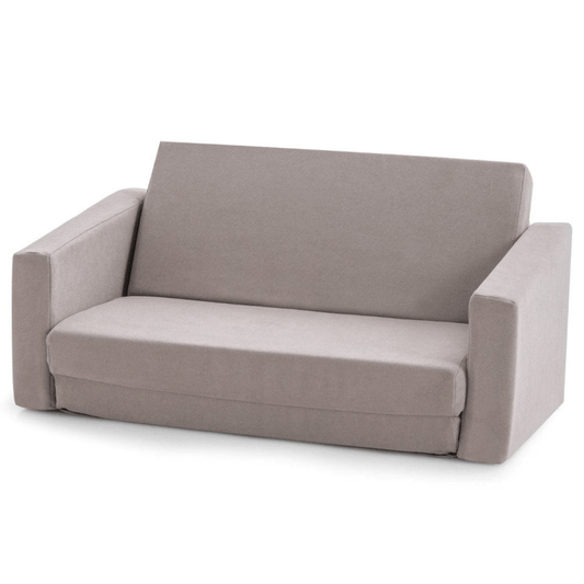 2 Viename Vaikiška Sofa-Lova – Transformuojama Minkšta Sofa Vaikams Modulinės sofos